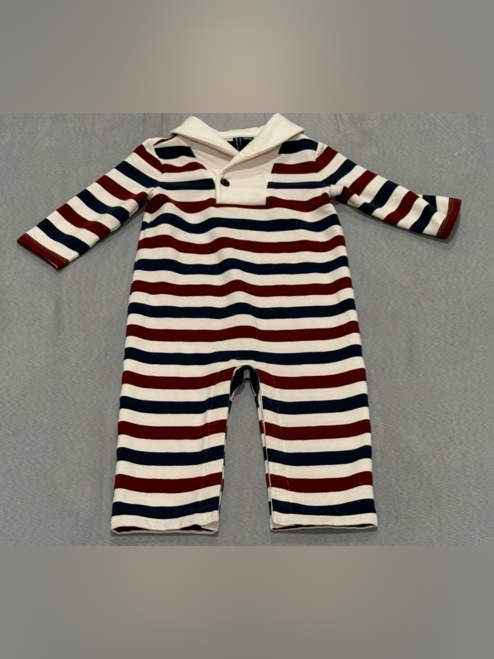 Janie and Jack long romper